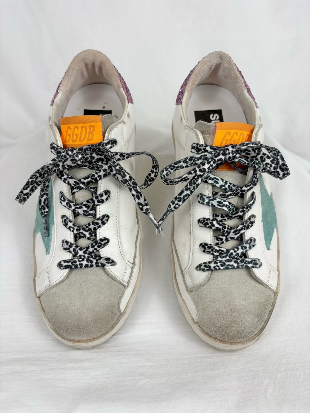 Golden Goose Super-Star Glitter Star Sneakers EU 36